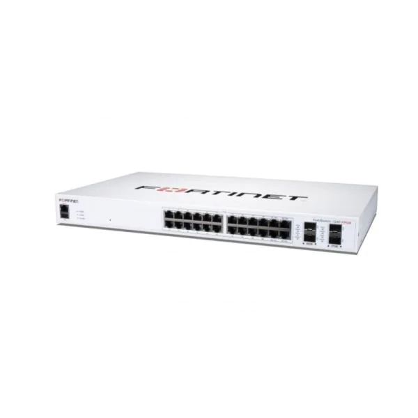 Fortinet FS-124F-FPOE, Fortinet FS-124F Switch, 24GE+4SFP+/370W POE/Smart Fan