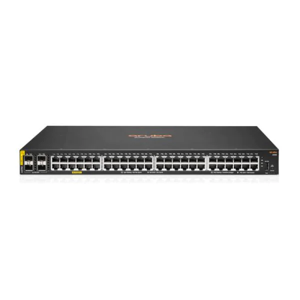 HP JL675A, Aruba 6100 Switch, 48xGE PoE/4xSFP+/370W PoE