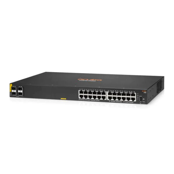 HP JL677A, Aruba 6100 Switch, 24xGE/4xSFP+/Layer 2
