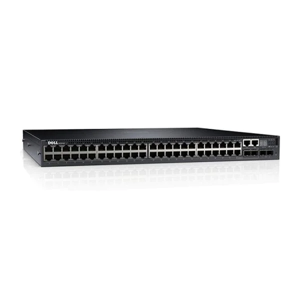 Dell N2048P, Dell Networking Switch, 48x1GbE PoE+, 2x10GbE SFP+, Stacking