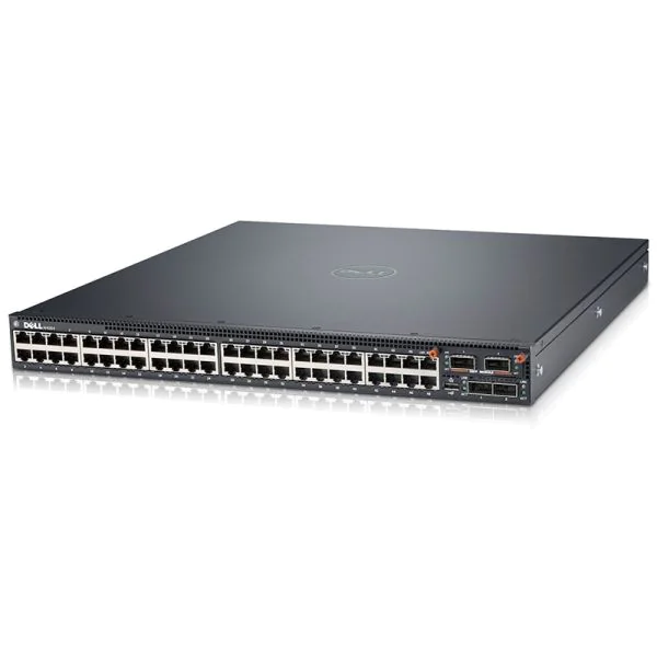 Dell N4064, Dell Networking Switch, 48x10GBASE-T/2x40GbE QSFP+/2xAC PSU