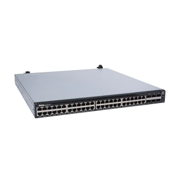 Dell S4048T-ON, Dell S Series Switch, 48x10GBASE-T/6x40GbE QSFP+/2xAC PSU