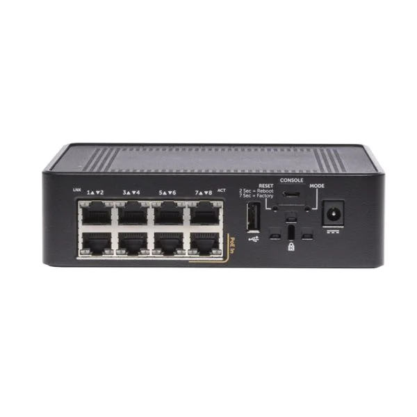 Dell X1008, Dell Networking Switch, 8x 1GbE port/Intelligent Web management/AC or POE powered