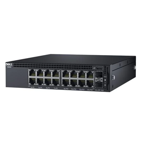 Dell X1018, Dell Networking X Series Switch, 16x1GbE/2x1GbE SFP/Web management