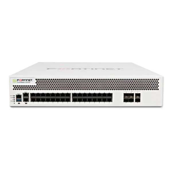 Fortinet FG-2000E, Fortinet FortiGate Firewall, 6x10GE SFP+, 34xGE RJ45, SPU NP6/CP9