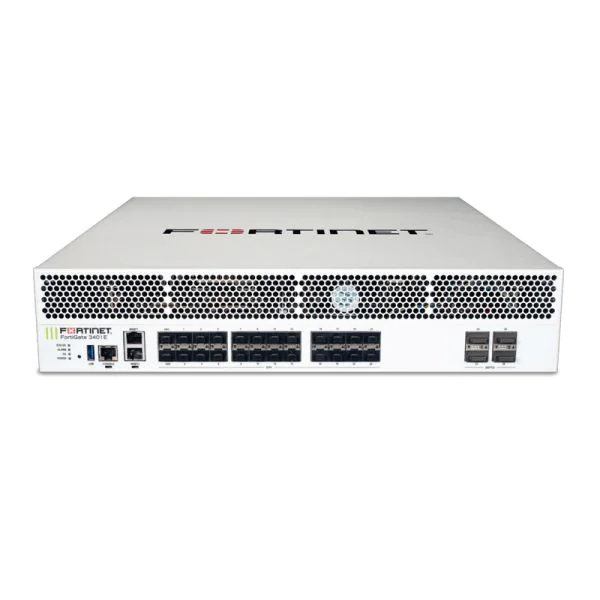 Fortinet FG-3400E, Fortinet NGFW, 4x100GE QSFP28/24x25GE SFP28/2xGE RJ45 Mgmt