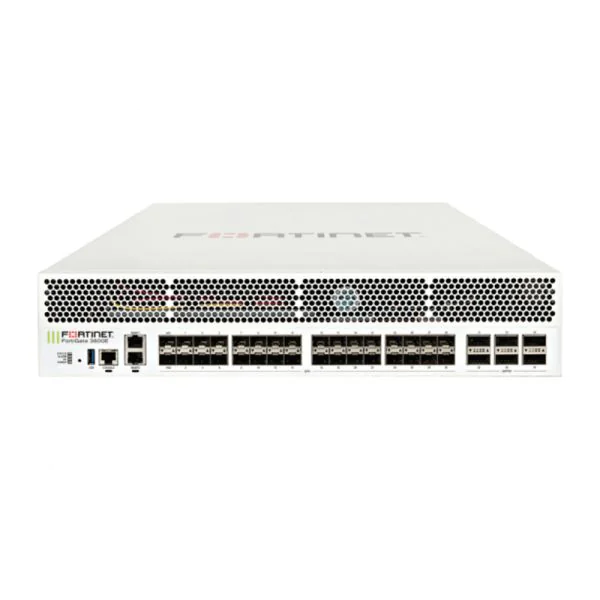 Fortinet FG-3600E, Fortinet Next-Generation Firewall, 6x100GE QSFP28/32x25GE SFP28/SPU NP6 & CP9/2 AC PSU