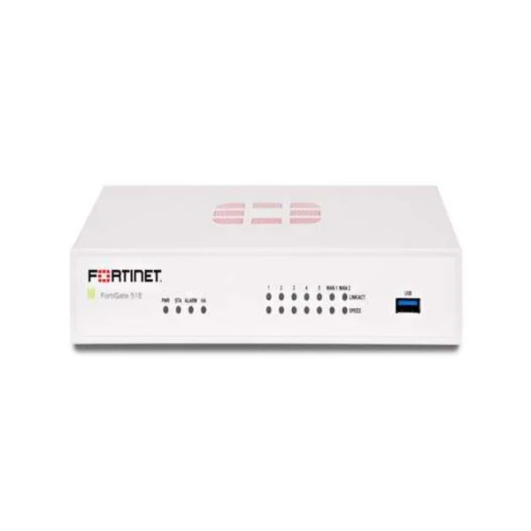 Fortinet FG-51E, Fortinet FG-51E Firewall, 7xGE RJ45, 32GB SSD, Max 10 APs