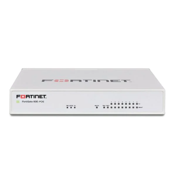 Fortinet FG-60E-POE, Fortinet FG-60E-POE Firewall, 10xGE RJ45/8xPOE/2xWAN