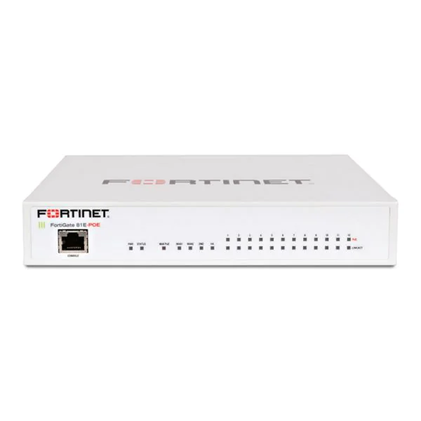 Fortinet FG-81E-POE, Fortinet FG-81E-POE Firewall, 16xGE RJ45/128GB Storage/32 FortiAPs