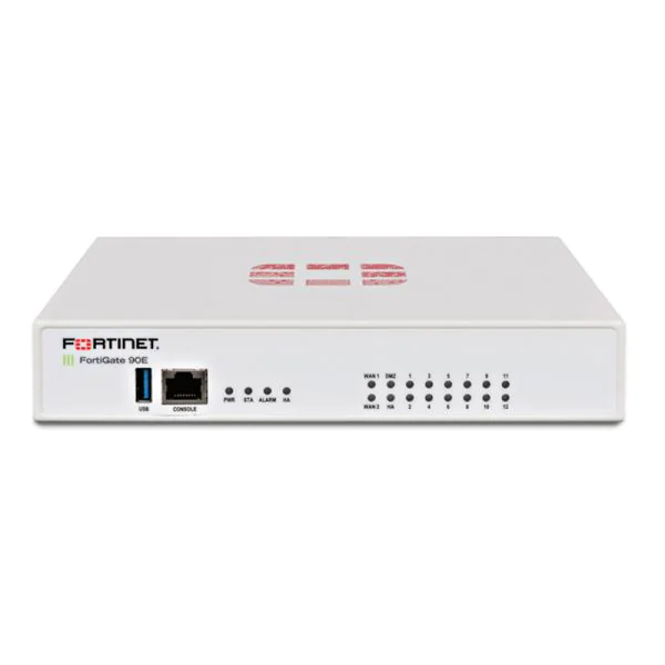 Fortinet FG-90E, Fortinet Firewall, 16xGE RJ45, 2xWAN, Max FortiAPs 32