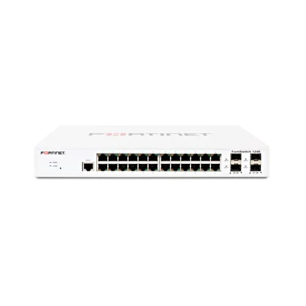 Fortinet FS-124E, Fortinet Switch, 24xGE RJ45/4xGE SFP/Fanless