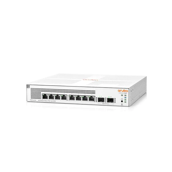 HP JL681A, Aruba Instant On 1930 Switch, 8xGE PoE/2xSFP/124W PoE
