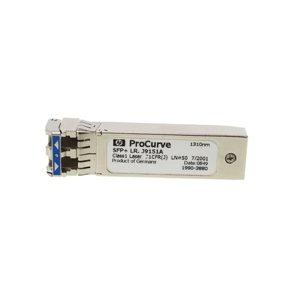 HP J9151A, Aruba HP X132 10G SFP+ LC LR Transceiver, 10G SFP+ LR, LC connector, up to 10km