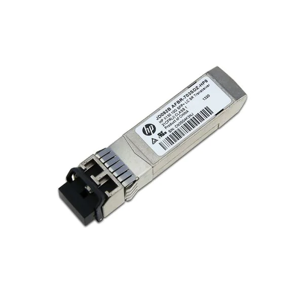 HP JD092B, Aruba X130 10G SFP+ Transceiver, 10G SFP+, LC connector, SR